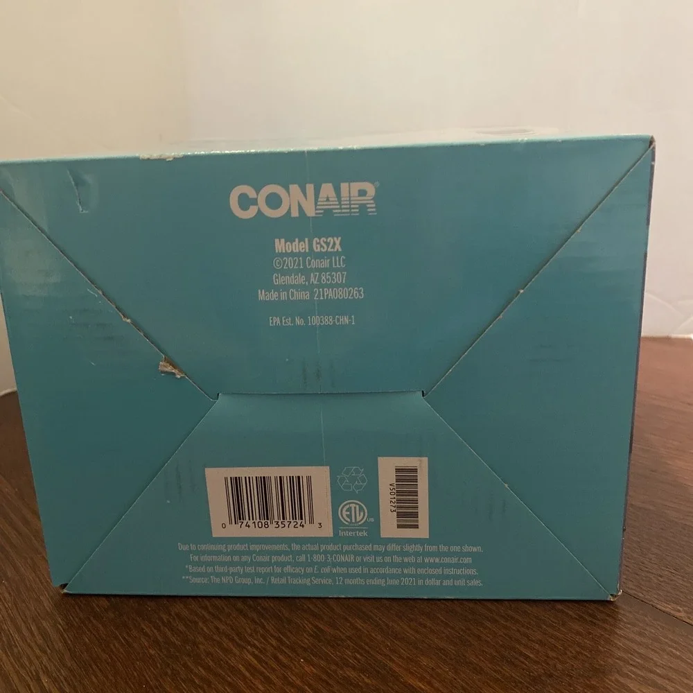 Conair‎ Complete Steam Hand Held Travel Garment Fabric Steamer 60 second Heat Up